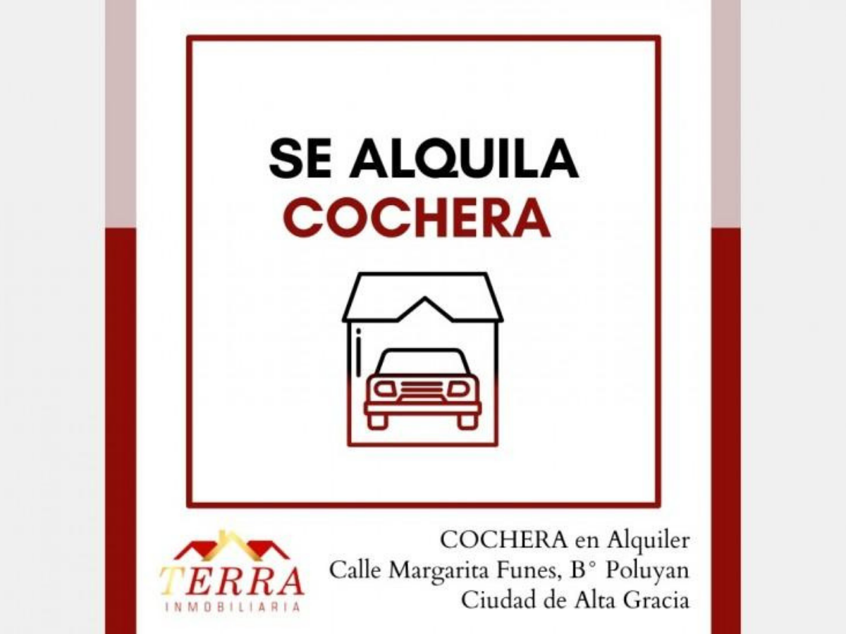 Cochera – Calle Margarita Funes